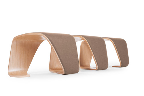 DNA Bench - Upholstered - 3 Seater by True Design