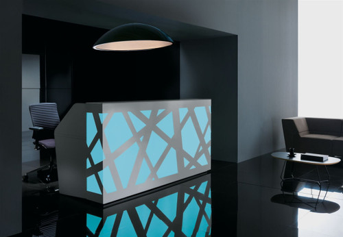 Zig-Zag Reception Desk LZG34, LZG46 by MDD Office Furniture