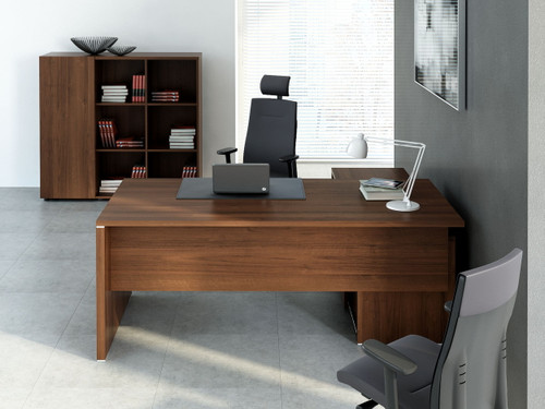 Quando Executive Desk w/ Managerial Storage by MDD Office Furniture