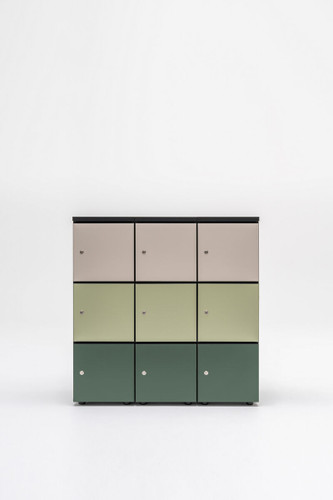 Storage Lockers LOK03 (3 Units Displayed) by MDD Office Furniture