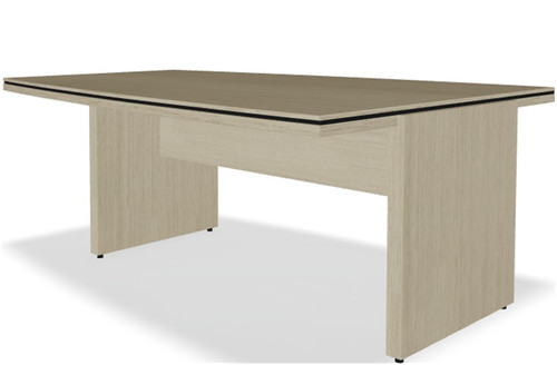 Status 78" Conference Table Starting Module - X06 in Canadian Oak by MDD Office Furniture