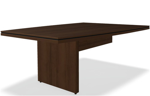 Status 78" Conference Table Ending Module - X08 in Dark Walnut by MDD Office Furniture