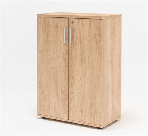 Quando Office Cabinet - Q31 in Natural Oak by MDD Office Furniture