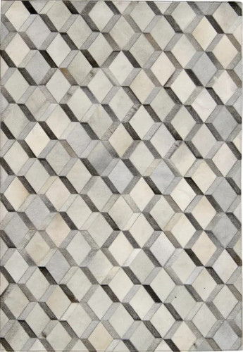 Geometric Cowhide Area Rug MH-260 by Madison's Inc.