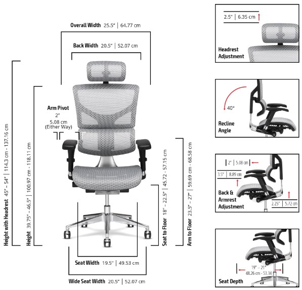 X2 KSPORT MANAGEMENT CHAIR by XChair ModEnvy Furnishings