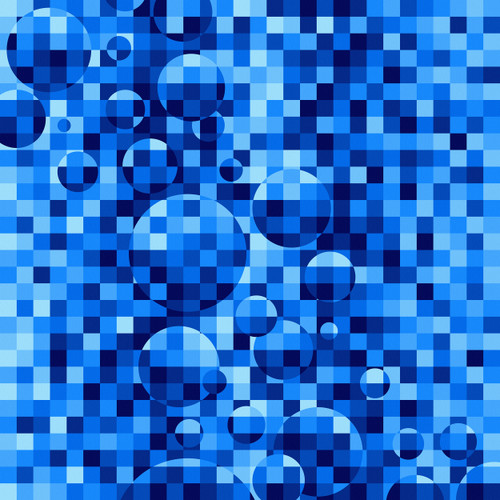 Mosaic #3: "Disco Balls" (Blueberry) Mosaic #3: "Disco Balls" (Blueberry)