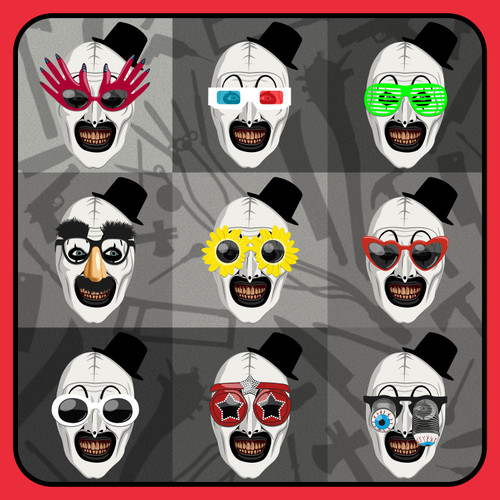 TERRIFIER - (POP) ART THE CLOWN (V2) - Short-Sleeve Unisex T-Shirt