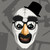 "(Pop) Art the Clown" (B&W)