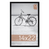 MCS Foundation 14x22 Poster Frame, Traditional Black Photo Frame for Wall-Mounted Vertical or Horizontal Display