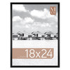MCS Foundation 18x24 Poster Frame, Traditional Black Photo Frame for Wall-Mounted Vertical or Horizontal Display