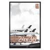 MCS Foundation 24x36 Movie Poster Frame, Traditional Black Photo Frame for Wall-Mounted Vertical or Horizontal Display