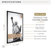 MCS Trendsetter 20x30 Poster Frame, Black High-Gloss Photo Frame for Wall-Mounted Vertical or Horizontal Display