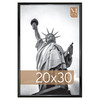 MCS Trendsetter 20x30 Poster Frame, Black High-Gloss Photo Frame for Wall-Mounted Vertical or Horizontal Display