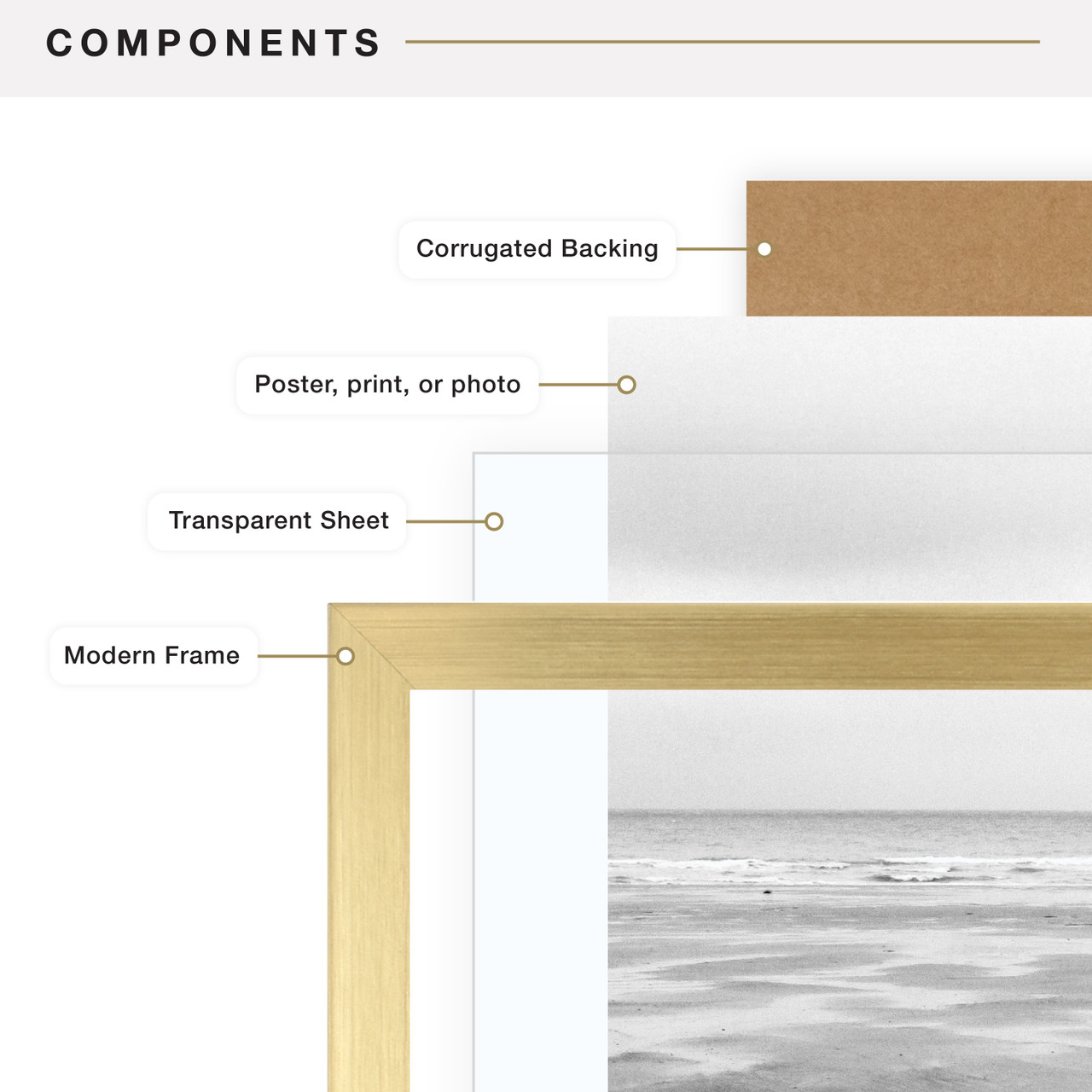 what size frame do i need for a 20x30 poster