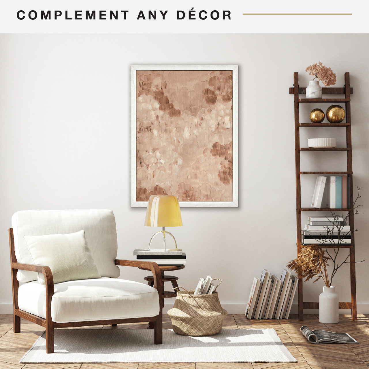 MCS Studio Gallery 20x27 Poster Frame, White Woodgrain