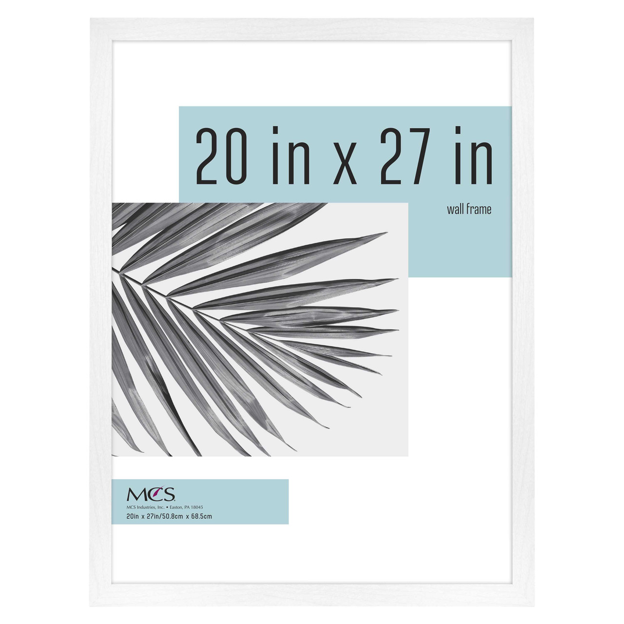 Studio Gallery 20X27 Poster Frame White Woodgrain 64769