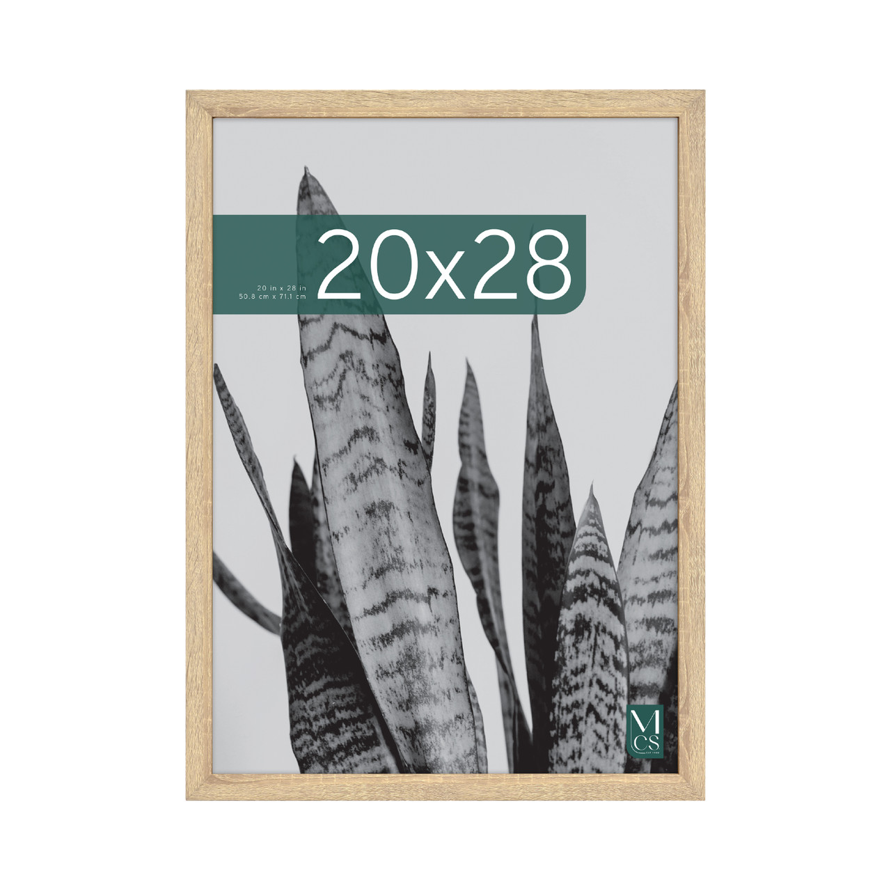 MCS Studio Gallery 20x28 Poster Frame, Natural Woodgrain
