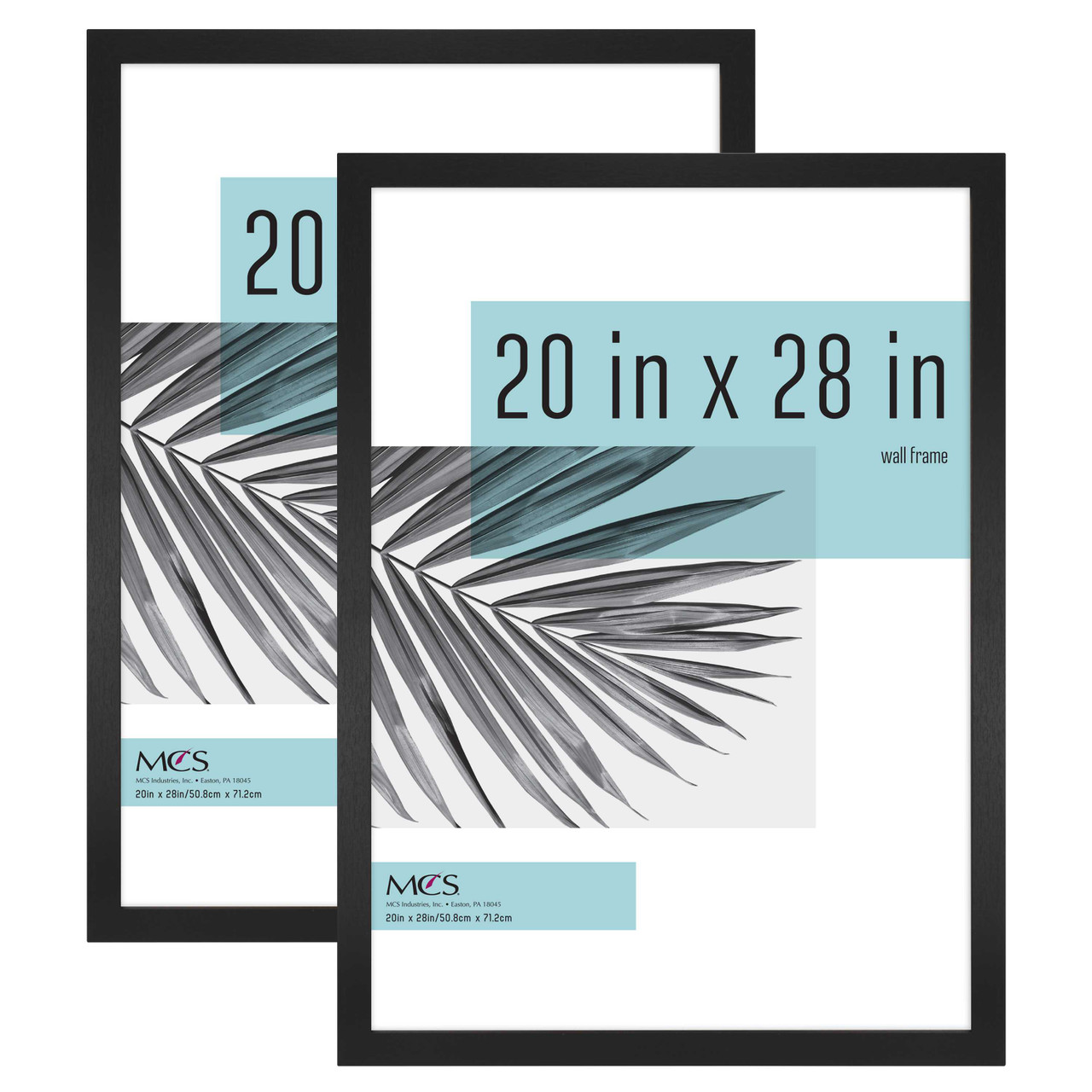 Studio Gallery 20X28 Poster Frame Black Woodgrain (2-Pack) 63809