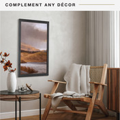 MCS Studio Gallery 18x24 Poster Frame, Black Woodgrain Photo Frame for Wall-Mounted Vertical or Horizontal Display