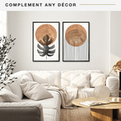 MCS Trendsetter 24x36 Poster Frame 2-Pack, Black High-Gloss Photo Frame for Wall-Mounted Vertical or Horizontal Display