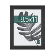 MCS Studio Gallery 8.5x11 Picture Frame, Black Woodgrain Photo Frame for Wall-Mounted or Tabletop Vertical or Horizontal Display