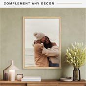 MCS Studio Gallery 20x28 Poster Frame, Natural Woodgrain Photo Frame for Wall-Mounted Vertical or Horizontal Display