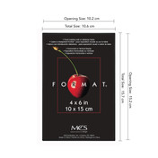 MCS Format 4x6 Picture Frame 12-Pack, Black Photo Frame for Wall-Mounted or Tabletop Vertical or Horizontal Display