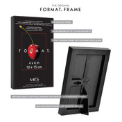 MCS Format 4x6 Picture Frame 12-Pack, Black Photo Frame for Wall-Mounted or Tabletop Vertical or Horizontal Display
