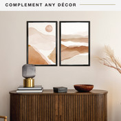 MCS Trendsetter 16x24 Poster Frame 2-Pack, Black High-Gloss Photo Frame for Wall-Mounted Vertical or Horizontal Display