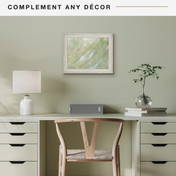 MCS Studio Gallery 8.5x11 Picture Frame, Gray Woodgrain Photo Frame for Tabletop Easel or Wall-Mounted Vertical or Horizontal Display