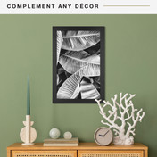 MCS Studio Gallery 11x17 Picture Frame, Black Woodgrain Photo Frame for Wall-Mounted Vertical or Horizontal Display