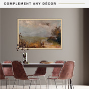 MCS Studio Gallery 24x36 Poster Frame, Natural Woodgrain Photo Frame for Wall-Mounted Vertical or Horizontal Display