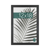 MCS Studio Gallery 12x18 Picture Frame, Black Woodgrain Photo Frame for Wall-Mounted Vertical or Horizontal Display