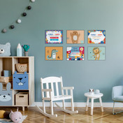 MCS Format 8.5x11 Diploma Frame 6-Pack, Black Photo Frame for Wall-Mounted or Tabletop Easel Display with Documents and Certificates