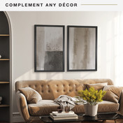 MCS Studio Gallery 20x28 Poster Frame 2-Pack, Black Woodgrain Photo Frame for Wall-Mounted Vertical or Horizontal Display