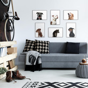 MCS Format 11x17 Picture Frame 6-Pack, Black Photo Frame for Wall-Mounted Vertical or Horizontal Display