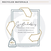 MCS Foundation 18x24 Poster Frame, Traditional White Photo Frame for Wall-Mounted Vertical or Horizontal Display