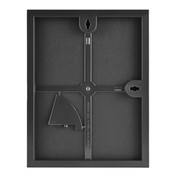 MCS Format 8.5x11 Diploma Frame 12-Pack, Black Photo Frame for Wall-Mounted or Tabletop Easel Display with Documents and Certificates