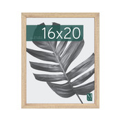 MCS Studio Gallery 16x20 Poster Frame, Natural Woodgrain Photo Frame for Wall-Mounted Vertical or Horizontal Display