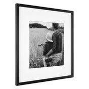 Image of a East Village 18X18 Black Picture Frame With 12X12 Matted