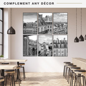 MCS Original 24x36 Poster Frame 6-Pack, Black Photo Frame for Lightweight Wall-Mounted Vertical or Horizontal Display