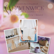 Havenwick First Bloom 22oz Soy Blend Jar Candle, Long-Lasting Fragrance, Large Glass Jar Candle for Home & Gifting