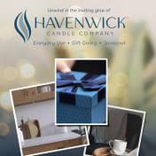Havenwick Moonlit Reflection 22oz Soy Blend Jar Candle, Long-Lasting Fragrance, Large Glass Jar Candle for Home & Gifting