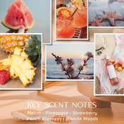 Havenwick Sunlit Sand 22oz Soy Blend Jar Candle, Long-Lasting Fragrance, Large Glass Jar Candle for Home & Gifting