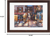 MCS 14.25x19.25 Puzzle Frame 1-Pack, Walnut Woodgrain Finish