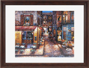 MCS 14.25x19.25 Puzzle Frame 1-Pack, Walnut Woodgrain Finish