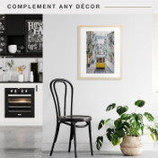 MCS 24x30 Puzzle Frame 1-Pack, Natural Woodgrain Finish, Wall-Mounted Vertical or Horizontal Display for Finished Puzzles