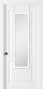 MCS 14.7x50.7 Over-the-Door Mirror, Matte White Finish, Full-Length Hanging Mirror with No-Tools Hanging System