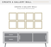 MCS Single Matte 15x15 Record Album Frame 1-Pack, Black Finish, Wall-Mounted Display for LP Vinyl Records and Album Jackets