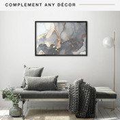 MCS Trendsetter 22.75x34 Poster Frame 1-Pack, Black High-Gloss Finish, Wall-Mounted Vertical or Horizontal Display